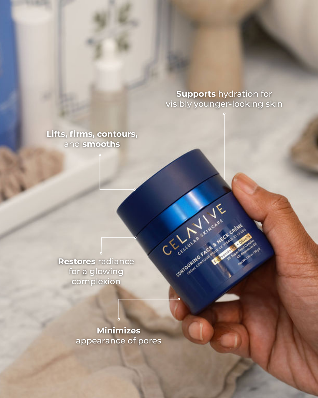 Celavive product benefits campaign image